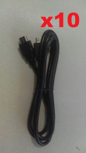 Imagen 1 de 2 de Paquete Con 10 Cables De Hdmi De 1.5 Metros De Longitud