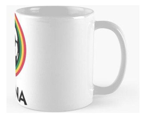 Taza Escudo De Fútbol De Ghana Calidad Premium