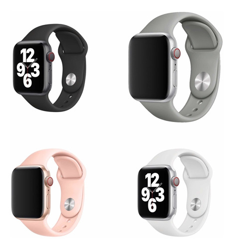 Manilla En Silicona Compatible Para Apple Watch