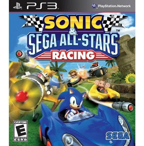 Sonic Sega All Stars Racing Play Station 3 Novo Lacrado