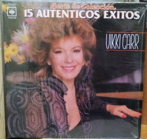 Vikki Carr 15 Auténticos Éxitos,serie De Colección, Lp-vynil