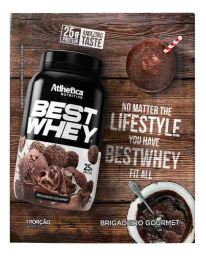 Best Whey Sachê (35g) - Sabor: Brigadeiro Gourmet (40g) Brigadeiro Gourmet