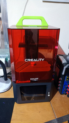 Impressora 3d Resina Creality Halot One Upgrades + Resina Vermelho (Usado)