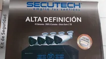 Comprar Kit De Seguridad Secutech 4 Camaras Dvr 4 Canales 1 Tb