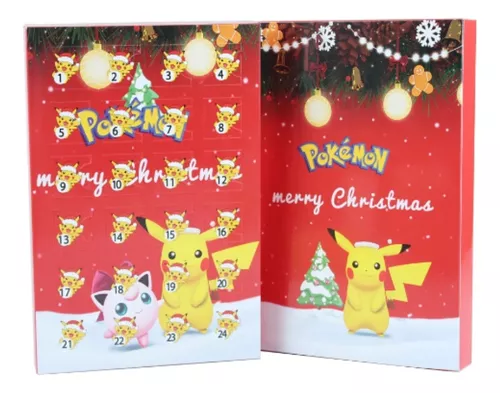 Compre Pokemon natal advento calendário caixa figura de ação