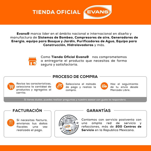 Bomba Sumergible Para Cisterna Evans 2hp Inoxidable 20gpm