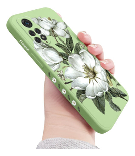 Funda / Carcasa  Silicona Flores Para Redmi Note 12s