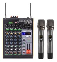 Comprar Mezclador De Audio Con Conexión Micrófonos Mezcladores Digit