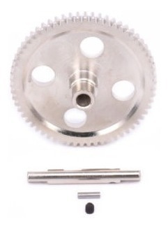 Imagen 1 de 5 de Engranaje Principal De Diff Acero Metal 2pcs 38t Y Motor Piñ