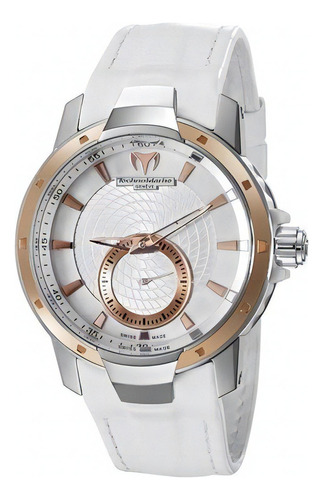 Reloj Technomarine Uf-6 Lady 609019 Dama Original      Color De La Correa Blanco Color Del Bisel Oro Rosa Color Del Fondo Blanco