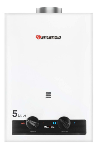 Calefont a gas GLP Splendid Master MV SB 5 blanco