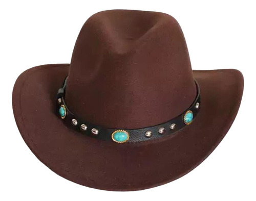 Panama Cowgirl Cap Wide Brim Photo Props Jazz Top Hat Para