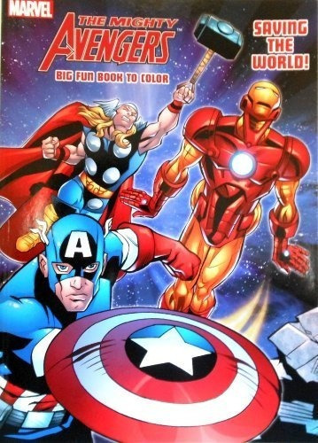 Marvel The Mighty Avengers Libro Para Colorear Salvando