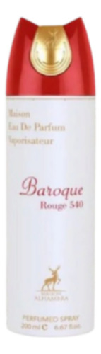Perfume Bodyspray Maison Alhambra Baroque Rouge 540 200ml.