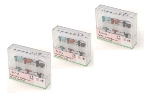 5 Cajas Kit Puntas Fresas Para Pulir Amalgamas Gscii