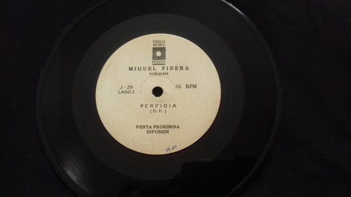 Single Miguel Piñera Promocional - Perfida 