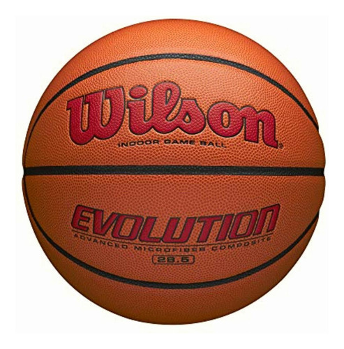 Wilson Evolution Game Basketball, Scarlet, Intermediate Size