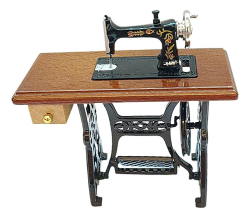 Máquina De Coser En Miniatura Para Casa De Muñecas,