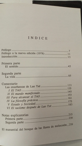 Tao Te King - Lao Tse - Traducido Y Comentado Por R. Wilhelm