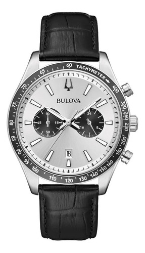 Reloj Bulova Panda Quartz Para Hombre 98b389 Classic Black