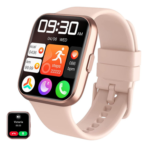 Lostrain Smartwatch Mujer,reloj Inteligente Deportivo Para M