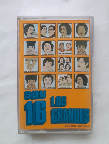 Son 16 Los Grandes Eva Ayllon Cassette Original 1982 Oferta 