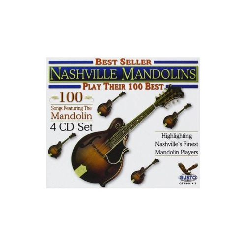 Nashville Mandolins Play Their 100 Best Usa Import Cd X 4