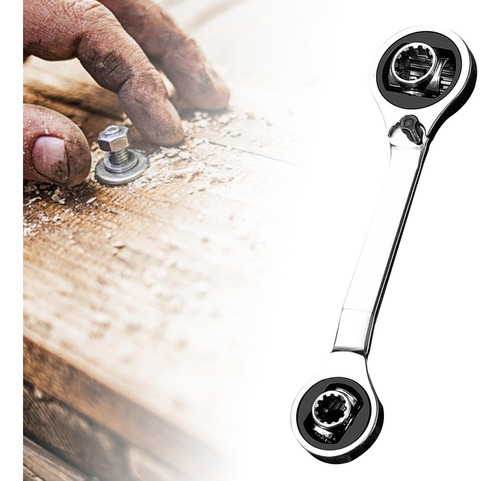 Llave De Trinquete De Doble Accionamiento, 8 A 19 Mm