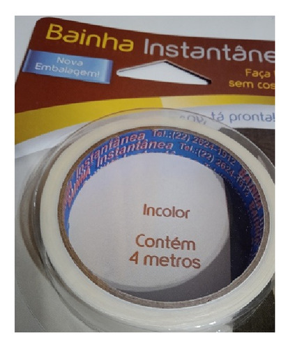 Barra Invisível Bainha De Calça. É Só Passar O Ferro Quente