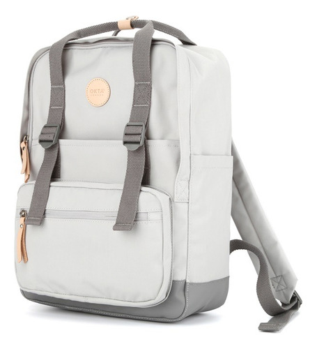 Himawari - Mochila Escolar O De Viaje Porta Laptop - Gris