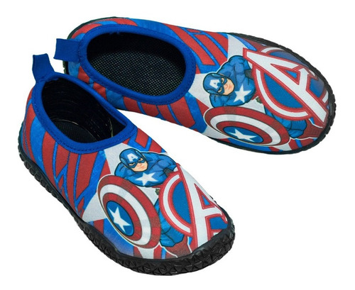 Zapato Acuatico Sandalia Agua Infantil Disney Marvel Capitan