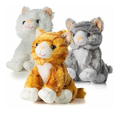 Gato Prextex Relleno Animales Para Niños (tres De 10 85wpy