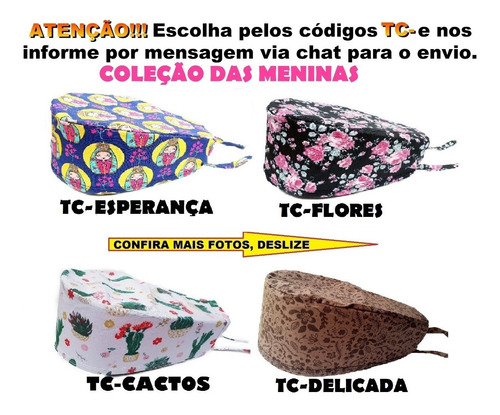 Imagem 6 de 8 de Kit 25 Toucas Cirurgica Bandana Cozinha Veterinária Dentista