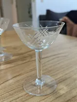 Comprar Juego Set Copas Cristal Tallado Importadas Martini 6 Docena