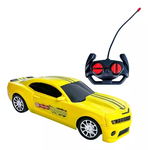 Carro Carrinho De Controle Remoto Camaro 7 Funçoes Rapido