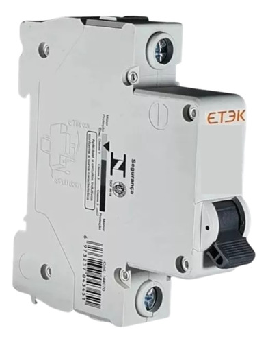 Disjuntor Mcb 3ka 1 Polo 20a Curva C Etek