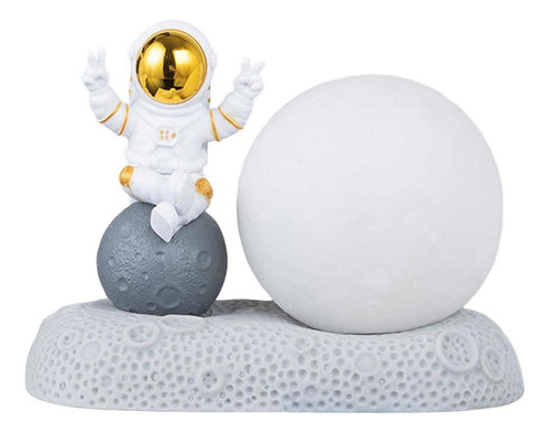 Lámpara Space Planet Astronaut Night Light Moon Spaceman