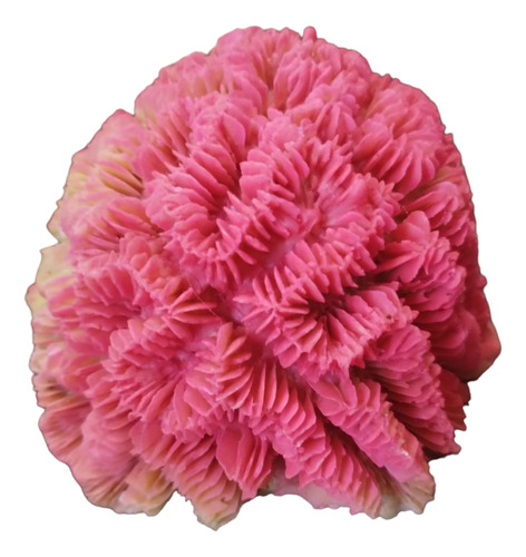 Coral Marino De Resina En Color Rosa 