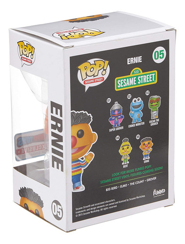 Funko Pop Sesame Street Ernie Figura De Vinilo Exclusiva