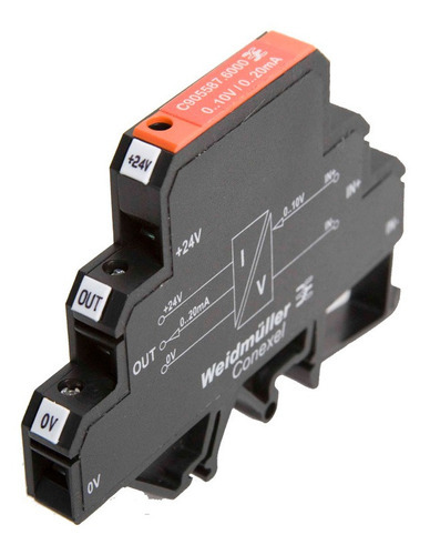 Conversor De Sinal Dk6 V/i 0 - 10v/4 - 20ma 24vcc - Conexel