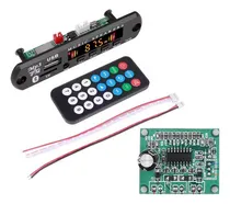 Comprar Modulo Mp3 + Amplificador Radio Fm Mp3 Bluetooth Usb Aux Tf