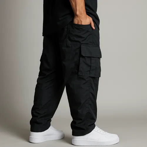 Calça Cargo Masculina Com 6 Bolsos Skate Premium Streetwear