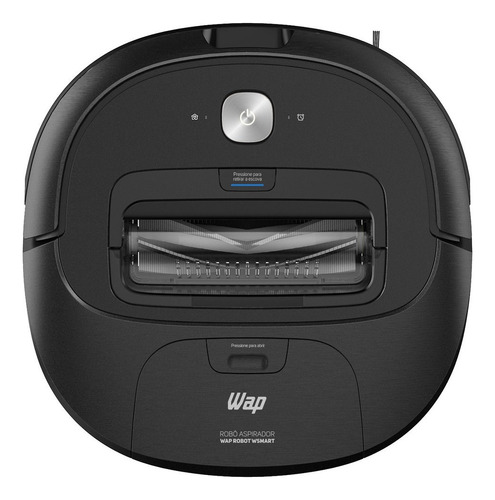 Robô Aspirador De Pó Inteligente 37,4W Mop Robot Wsmart Wap Preto 110V/220V