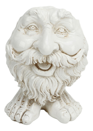 Maceta Con Forma De Estatua Con Forma De Cara, Imagen Única,