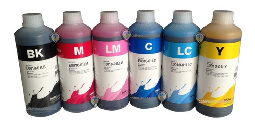 6 Litros De Tinta Inktec Para Epson T673 L800 L805 L810 L850