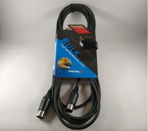 Imagen 6 de 10 de Cable Midi-midi 5 Metros Proel Bulk410lu5
