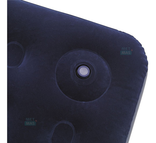 Colchon Inflable 1 Plaza 185x76x28 - Inflador Incorporado!! Color Azul