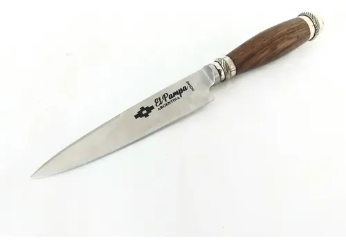 comprar Cuchillo El Pampa Hoja Forjada 14 Cms Inox 440 Facón - 7