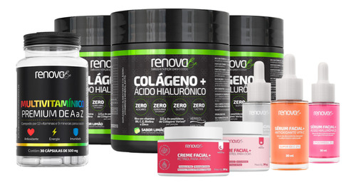 Renovabe - 3 Colágenos Verisol, Skin Care, Multivitamínico