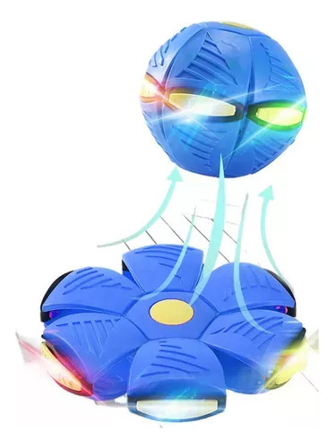 La Bola Crazy Flying Saucer Se Abre Y Cierra Con Una Luz Led